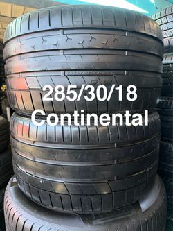 285/30/18 93Y (2) Continental ExtremeContact Sport