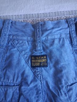 G-Star Raw Originals Blue Cargo Shorts