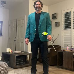 Masters Green Jacket / Happy Gilmore Golfer Costume – Men’s Size Large 