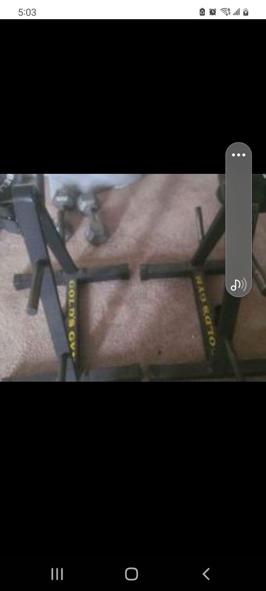 Very Sturdy Olympic  Plate Rack , Barbell Holders