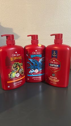 Old Spice BodyWash BearGlove, Krakengard and Captain Scents 33.4fl oz