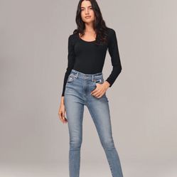 Super Skinny High Rise Jeans