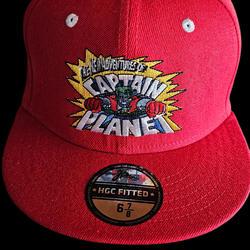 Headgear Classics Captain Planet Fitted Hat Size 6 7/8
