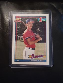 Chipper Jones Rookie Card.