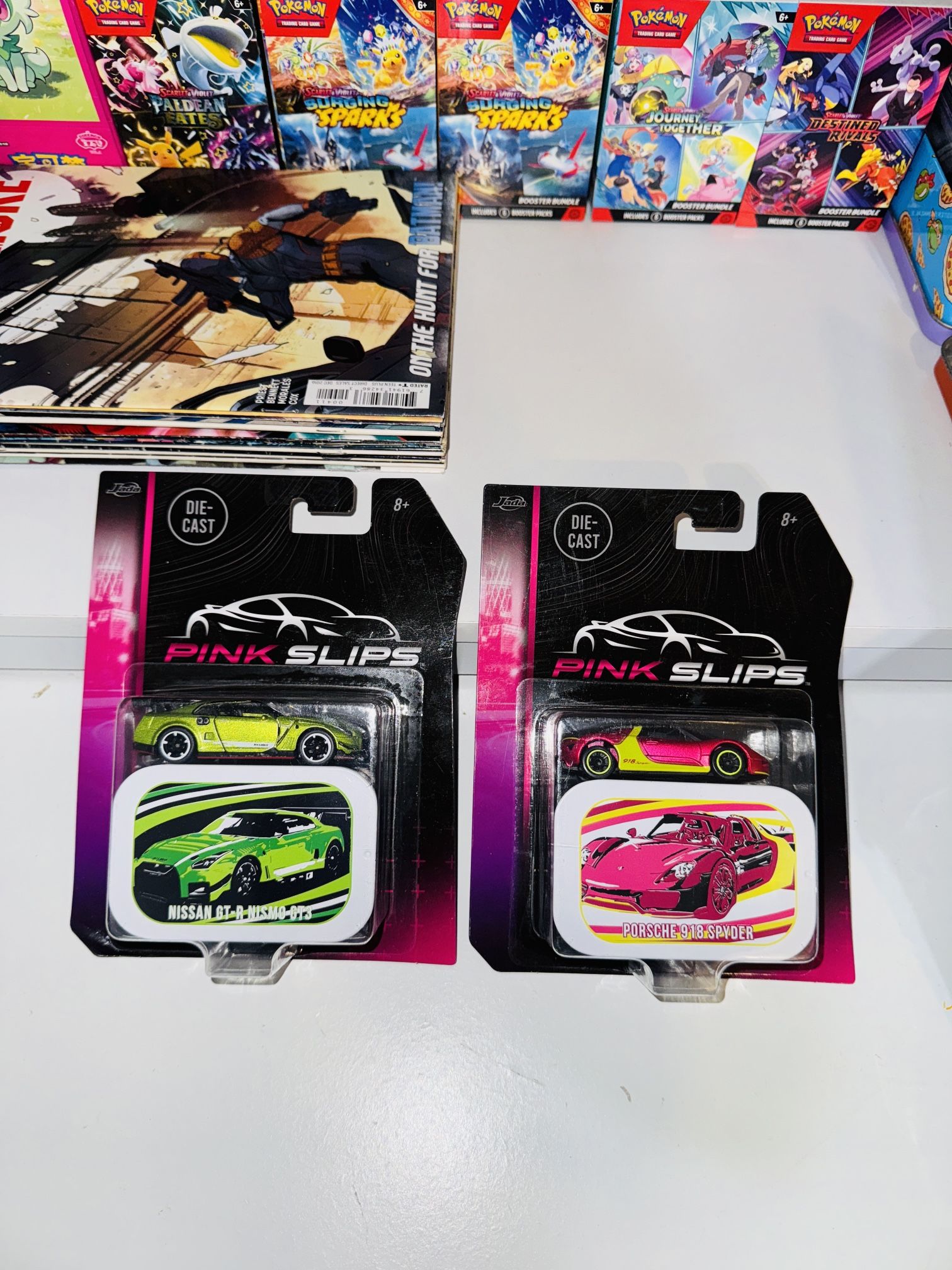 Jada Pink Slips Diecast – Nissan GT-R & Porsche 918 Spyder 