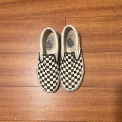 checkered vans 6.5M 8W