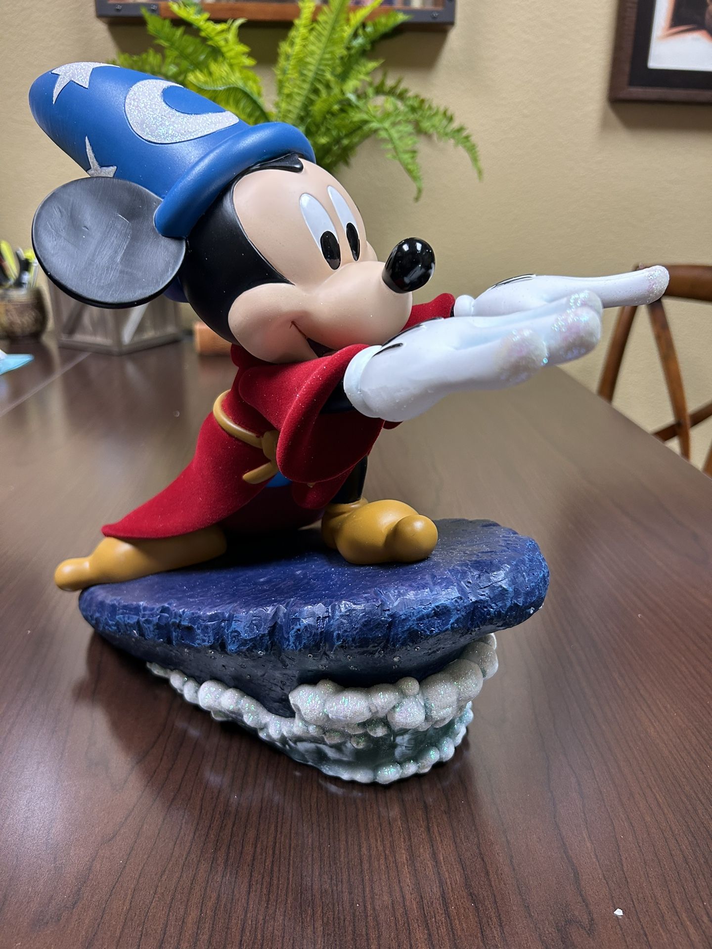 Sorcerer Mickey Mouse Big Fig Statue Figurine Disney World Disneyland