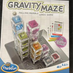 Gravity maze falling marble logic game