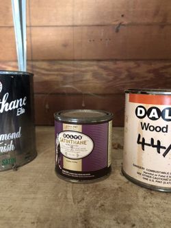 FREE VARIOUS STAINS, PAINTS, CLEANERS