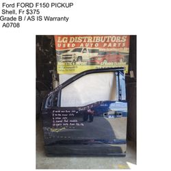 FORD F150 LEFT FRONT DOOR 2021-2023