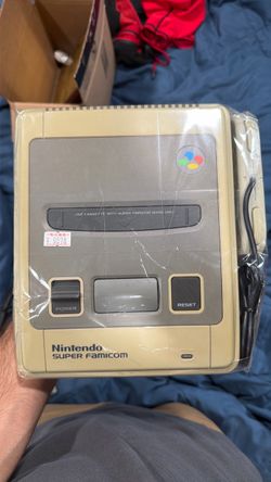 Nintendo Super Famicom SNES Japanese Console + Controller + Cables – Untested
