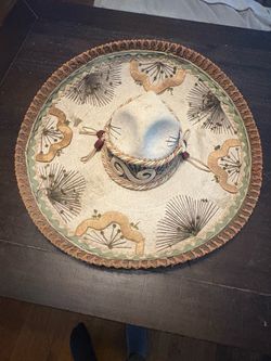 Authentic Vintage Mexican Sombrero