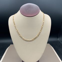 FIGARO NECKLACE 14KT TWO-TONE 24.6 GRAMS 20”