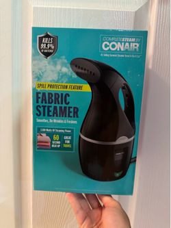 Conair CompleteSteam Handheld Fabric Steamer Spill Protection 60 Sec 1100W