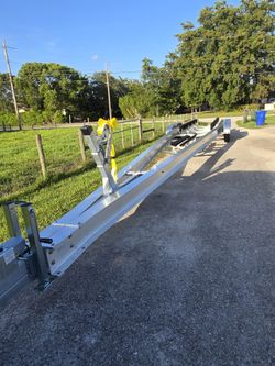 BOAT TRAILER 50"BRAND NEW SUPER HEAVY DUTY TORSION 21,000 LBS BRAKES LUGS 8 TIRE 16"
