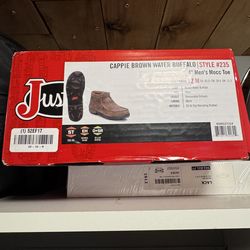 SIZE 12 CAPPIE BROWN WATER BUFFALO STEEL TOE NEW IN BOX