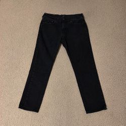 Black True Religion Slim Jeans