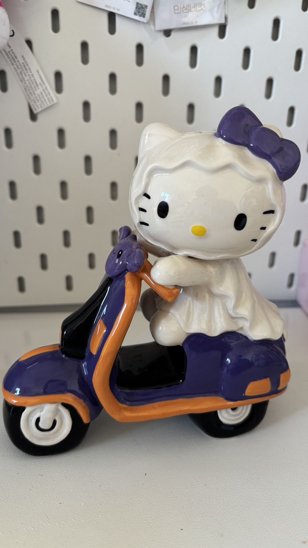 Hello Kitty Halloween Ghost Motorcycle Ceramic