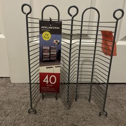 cd rack holds 40