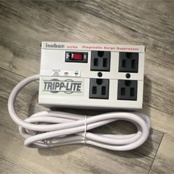 TRIPP LITE Isolated Filter Surge Protector Outlet Strip