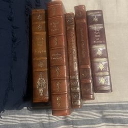 Leather Bound Books-Decor