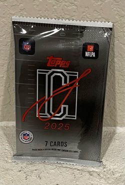 2025 TOPPS Signature Class Football Factory Blaster Sealed Pack 6 Cards Per Pack