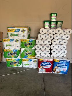 Tissue and paper towels