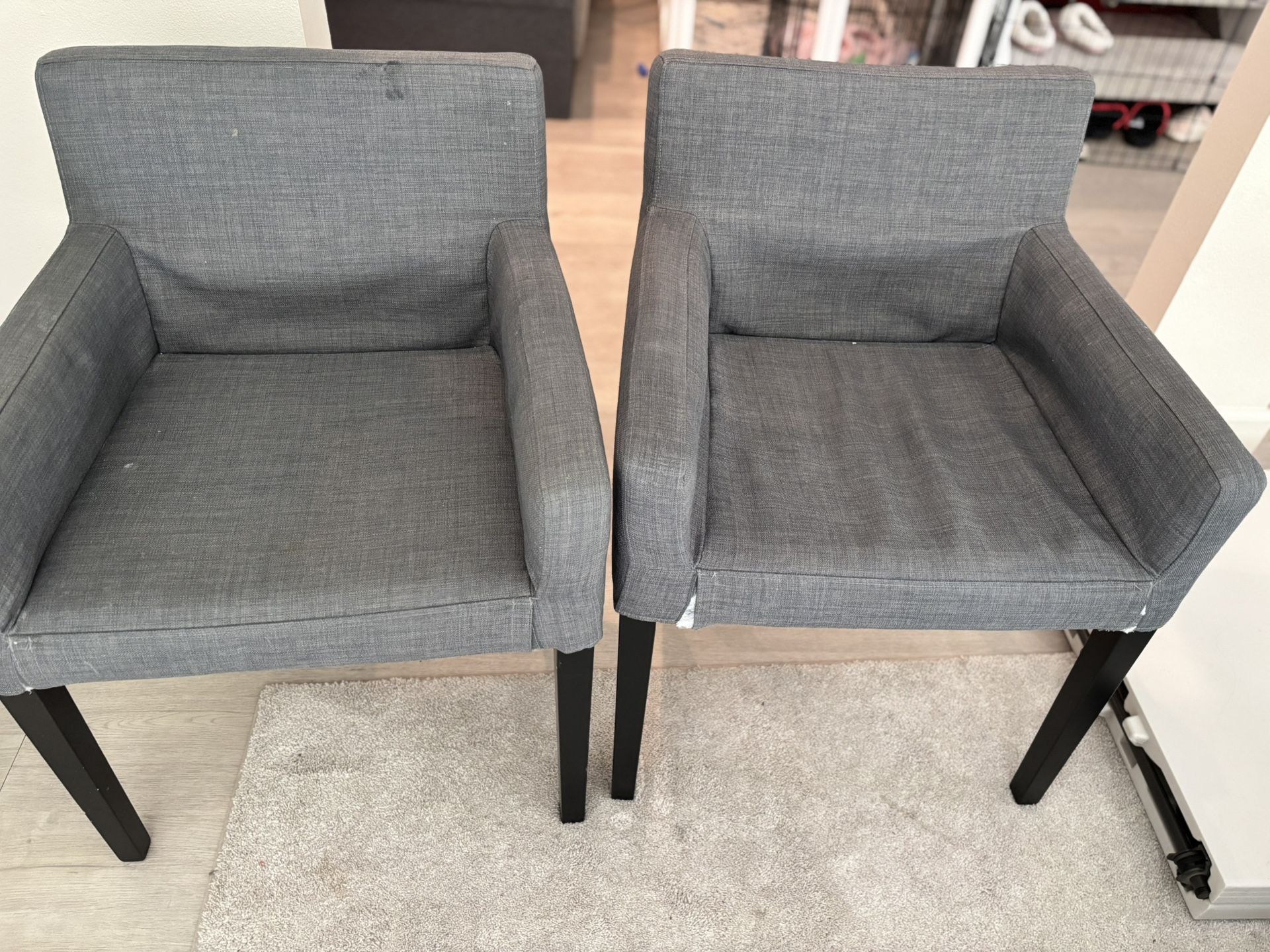 Two IKEA Chairs Used $10each Obo 