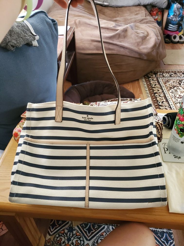 Kate Spade canvas tote