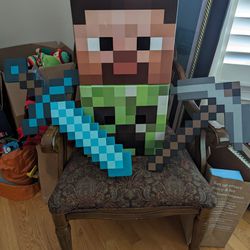 Minecraft Costume Heads And Tee-shirts