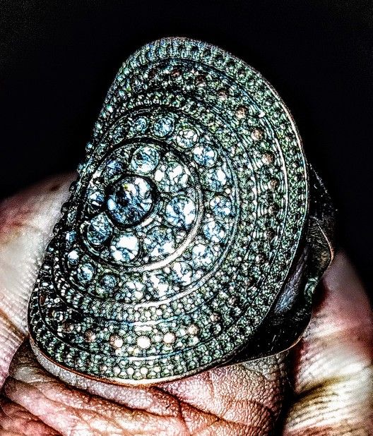 rose gold inlaid ring