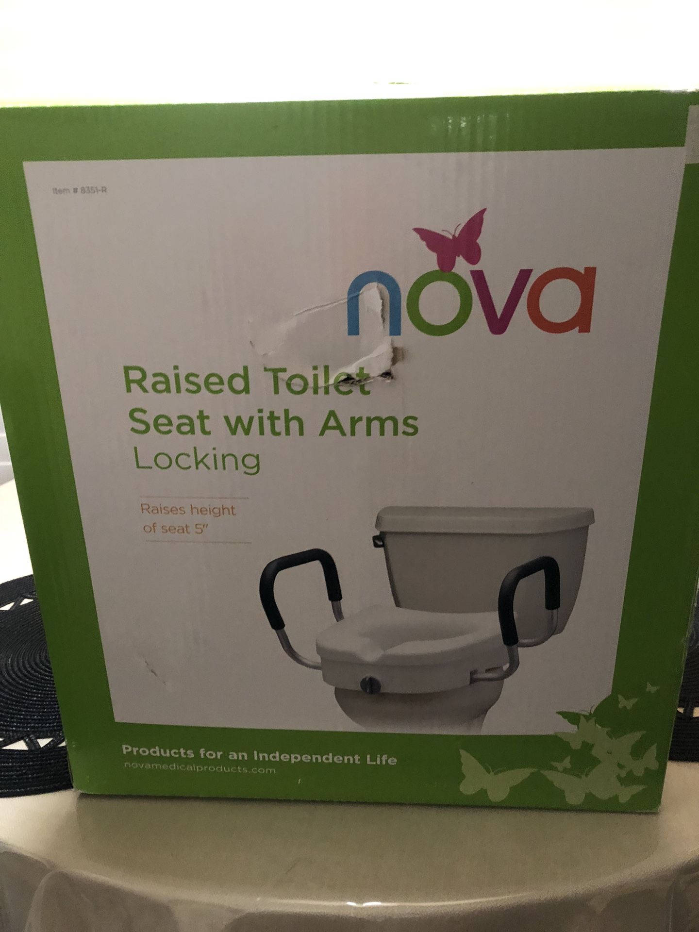 New Raised Toilet Seat 