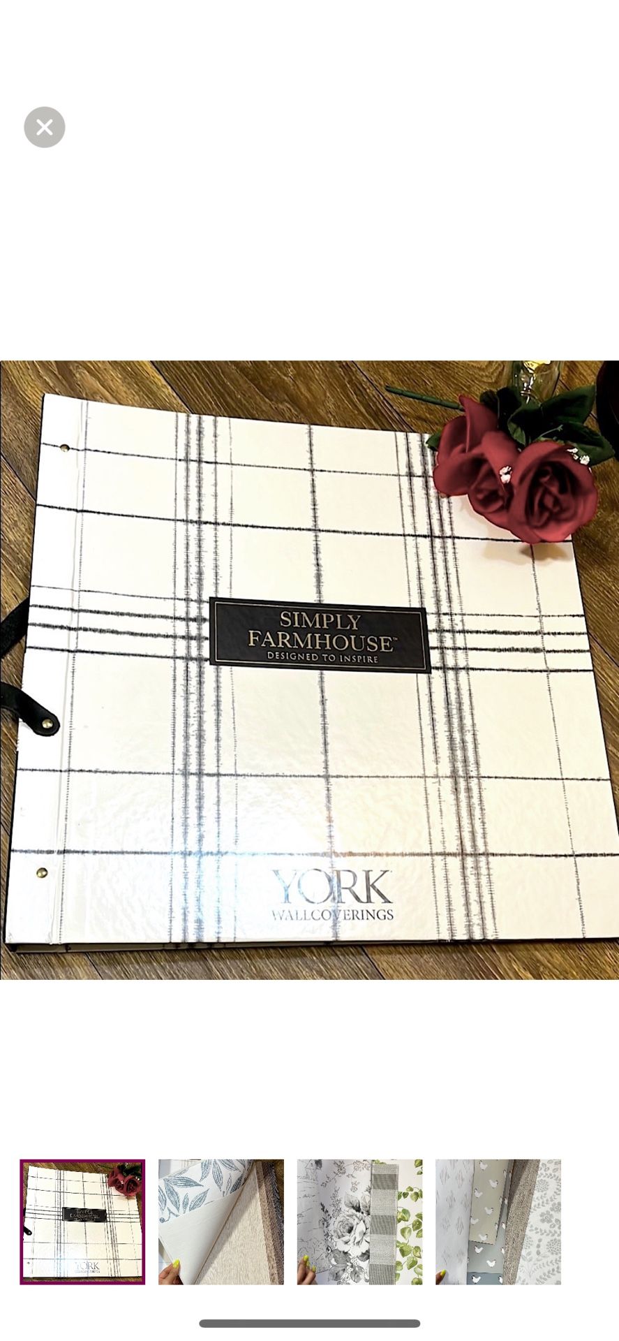 Simply Farmhouse Wallcoverings Sallpaper Samples Catalog Book