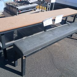 Benches With A Table 