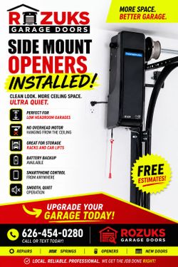 Garage door motors.