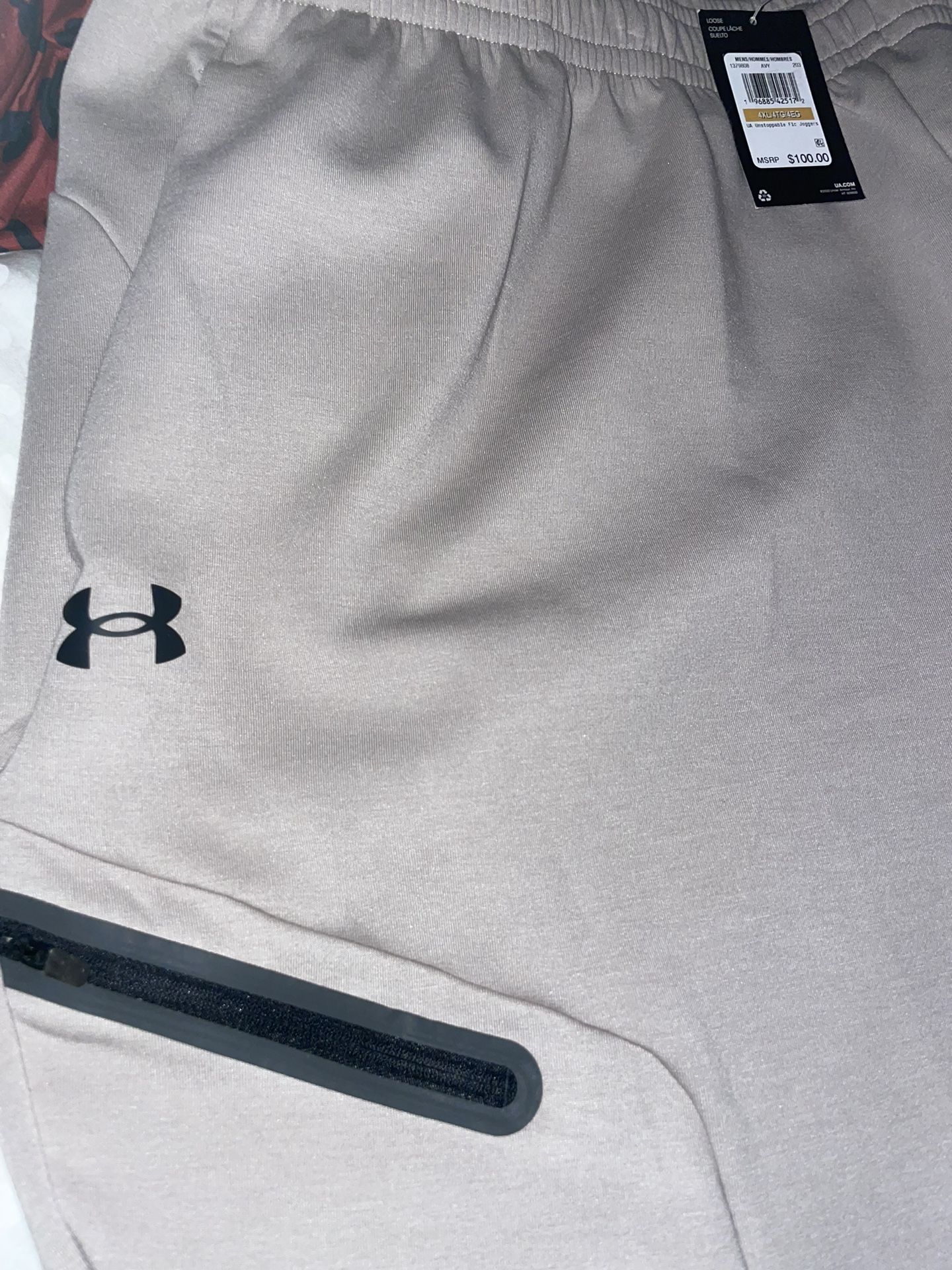 Hurley Under Armour Mens Unstoppable Fleece Joggers - Breathable and Stretchy