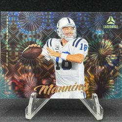 2025 Luminance Teal #96 Peyton Manning #/35