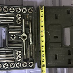 Tap and Die Set in Case – Used – As Is
