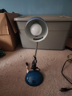 Blue Desk Lamp
