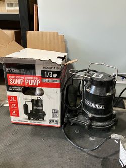 Everbilt 1/3 HP Cast-Iron Submersible Sump Pump
