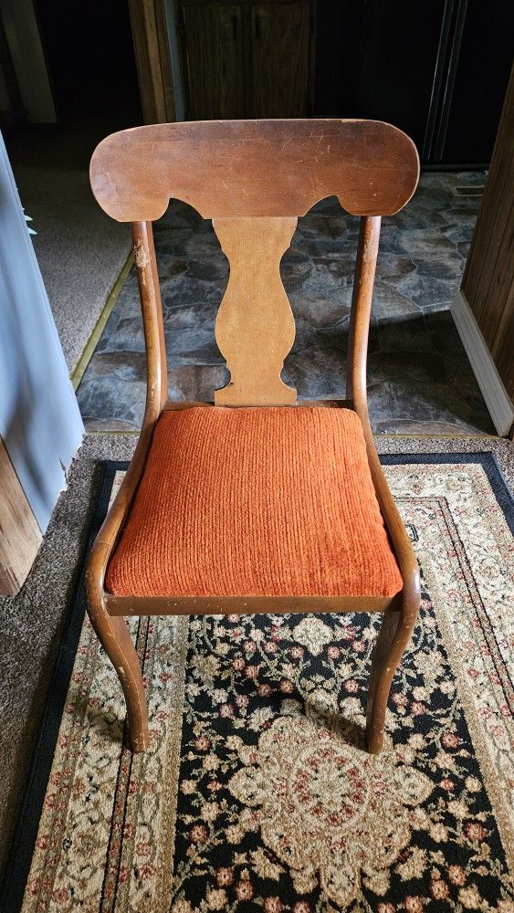 Orange Cushion Chair