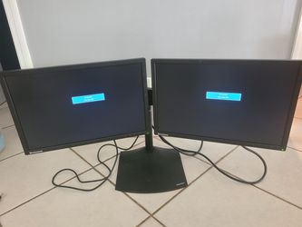 Lenovo 22 inch HD Dual monitors with stand