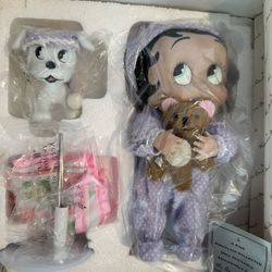 Danbury Mint Baby Betty Boop Bedtime Porcelain Doll Collection