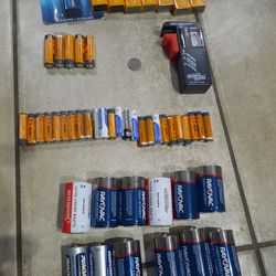 Batteries AAA,AA,9V,1.5 D,1.5C
