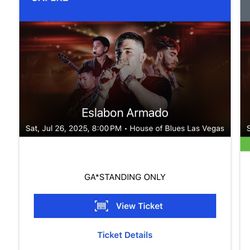 Eslabon Armado General Admission 1 Ticket $100
