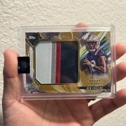 Drake Mate Rookie Gold /25 Player Worn Quad Patch 