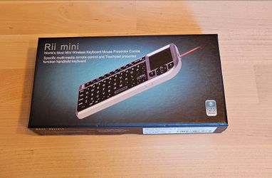 Rii Mini Keyboard with Touchpad,Bluetooth Keyboard Backlit,Handheld Wireless Keyboard