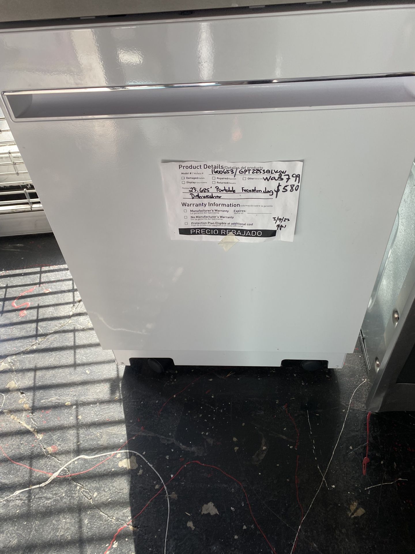 New GE Portable Dishwasher 