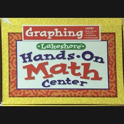 Lakeshore GRAPHING  Hands on Math Center --home & remote schooling