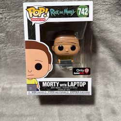 Funko Pop Morty With Laptop